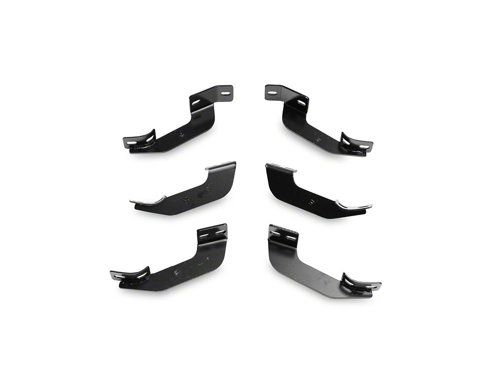 RedRock 5-Inch Oval Bent End Side Step Bars; Stainless Steel (07-21 Tundra CrewMax)
