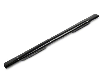 RedRock 5-Inch Oval Straight End Side Step Bars; Black (07-21 Tundra Double Cab)