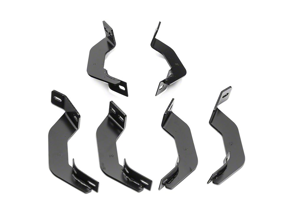RedRock PNC Side Step Bars; Textured Black (07-21 Tundra Double Cab)