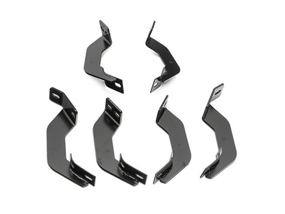 RedRock PNC Side Step Bars; Textured Black (07-21 Tundra Double Cab)