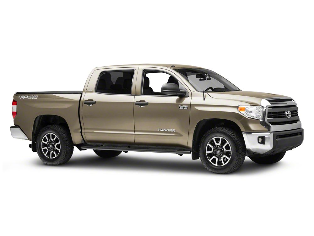 RedRock PNC Side Step Bars; Textured Black (07-21 Tundra CrewMax)
