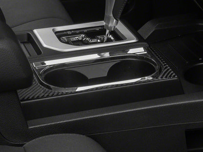 RedRock Console Cup Holder Trim; Carbon Fiber (14-21 Tundra)