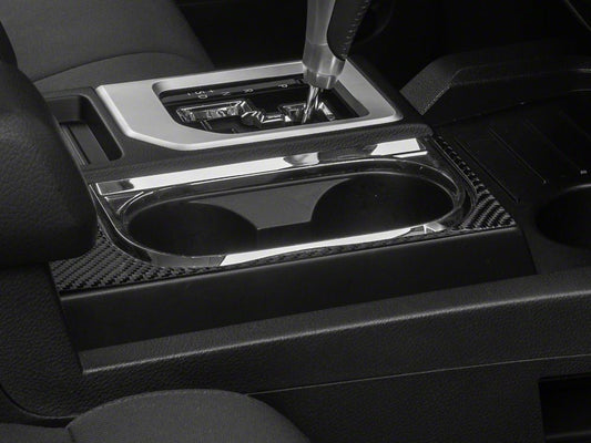 RedRock Console Cup Holder Trim; Carbon Fiber (14-21 Tundra)