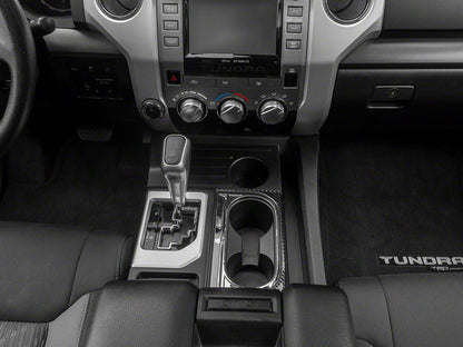 RedRock Console Cup Holder Trim; Carbon Fiber (14-21 Tundra)