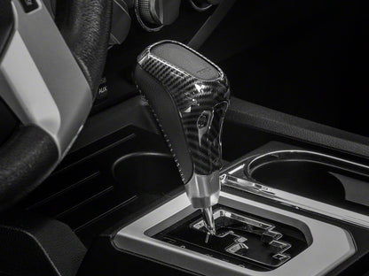 RedRock Shifter Cover Trim; Carbon Fiber (15-21 Tundra TRD Pro)