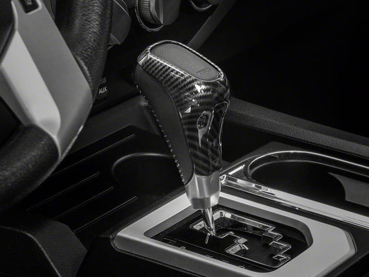 RedRock Shifter Cover Trim; Carbon Fiber (15-21 Tundra TRD Pro)