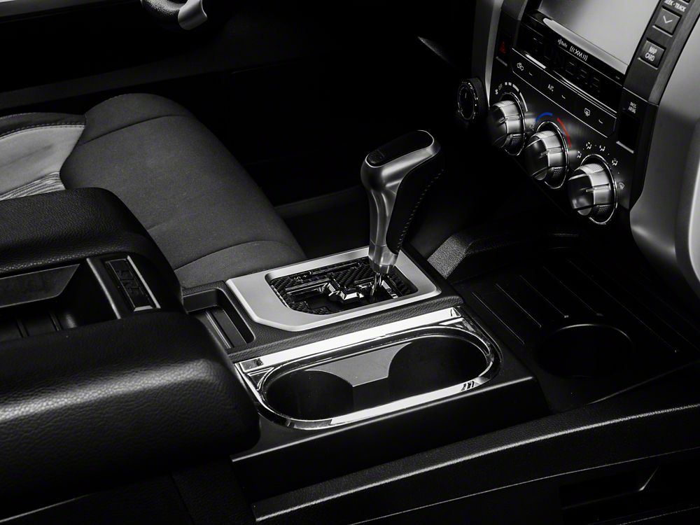 RedRock Inner Shifter Console Trim; Carbon Fiber (14-21 Tundra)
