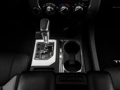 RedRock Inner Shifter Console Trim; Carbon Fiber (14-21 Tundra)