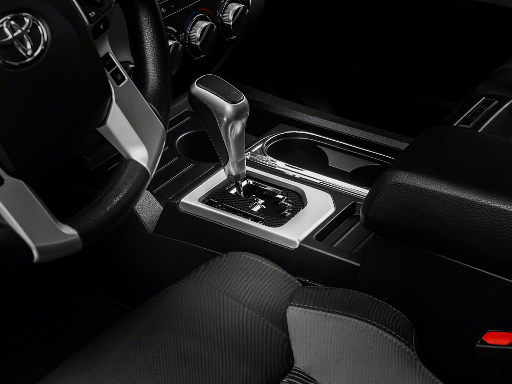 RedRock Inner Shifter Console Trim; Carbon Fiber (14-21 Tundra)