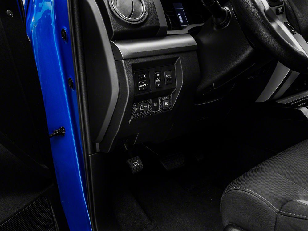 RedRock Switch Panel Trim; Carbon Fiber (14-21 Tundra)