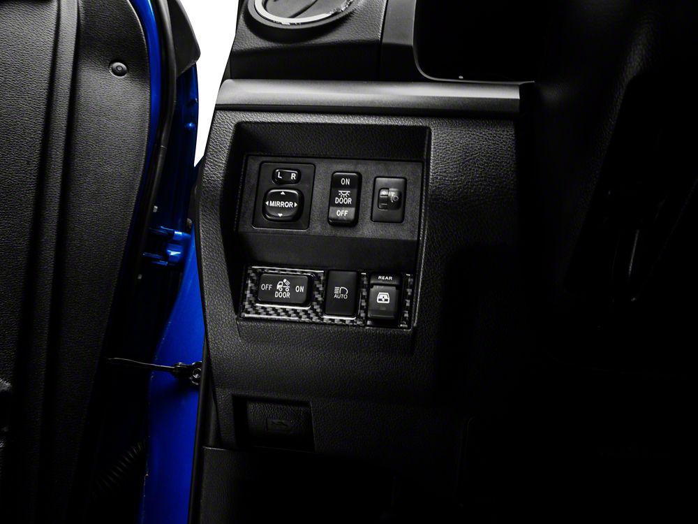 RedRock Switch Panel Trim; Carbon Fiber (14-21 Tundra)