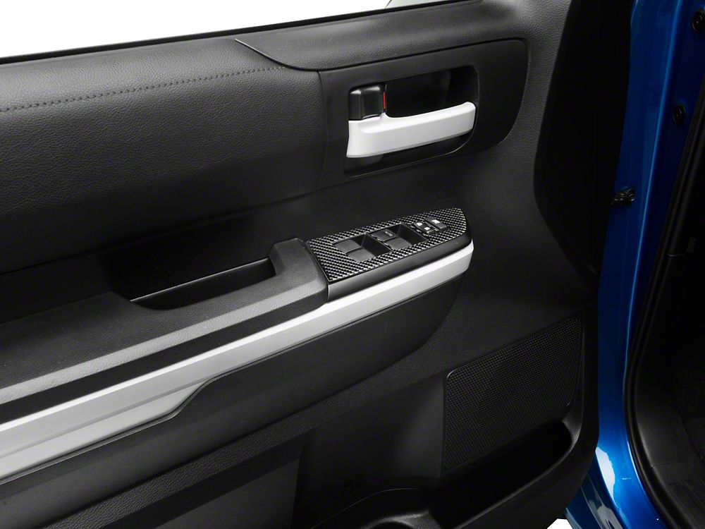 RedRock Window Switch Trim; Carbon Fiber (14-21 Tundra)