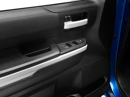 RedRock Window Switch Trim; Carbon Fiber (14-21 Tundra)