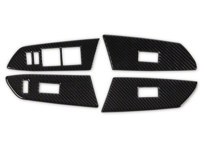 RedRock Window Switch Trim; Carbon Fiber (14-21 Tundra)