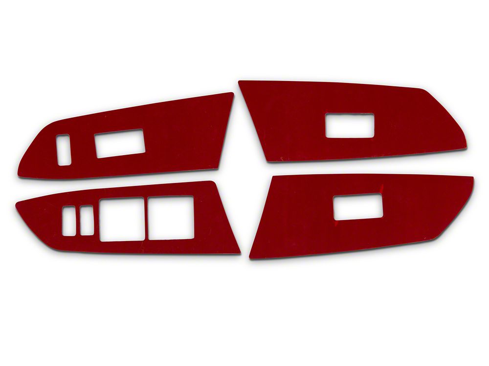 RedRock Window Switch Trim; Carbon Fiber (14-21 Tundra)