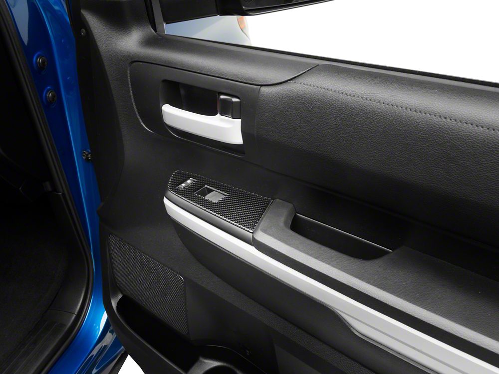 RedRock Window Switch Trim; Carbon Fiber (14-21 Tundra)