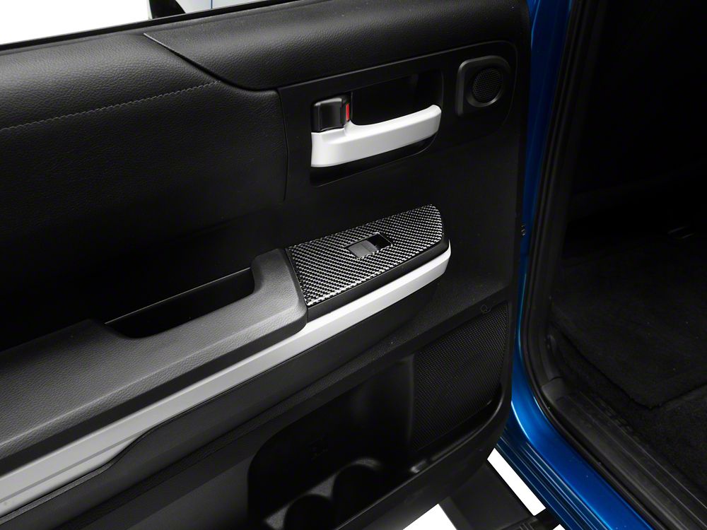 RedRock Window Switch Trim; Carbon Fiber (14-21 Tundra)