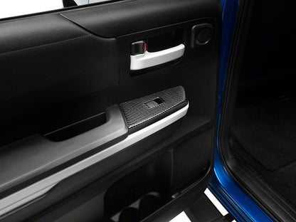 RedRock Window Switch Trim; Carbon Fiber (14-21 Tundra)