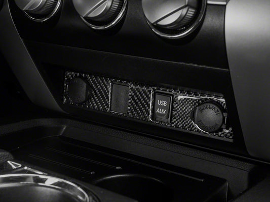 RedRock Accessory Panel Trim; Carbon Fiber (14-21 Tundra)