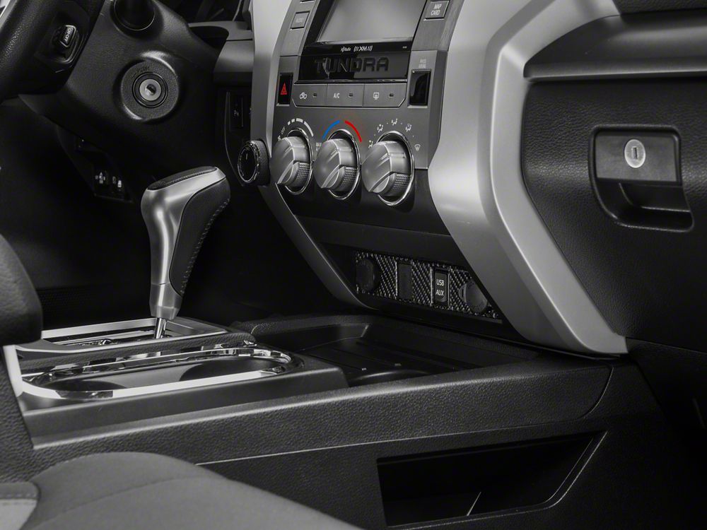 RedRock Accessory Panel Trim; Carbon Fiber (14-21 Tundra)