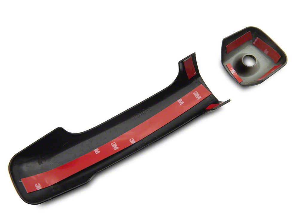 RedRock Door Handle Covers; Gloss Black (07-21 Tundra)
