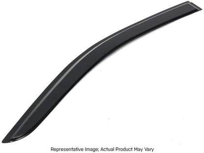 RedRock Window Deflectors; Front; Smoked (99-06 Sierra 1500 Regular Cab)
