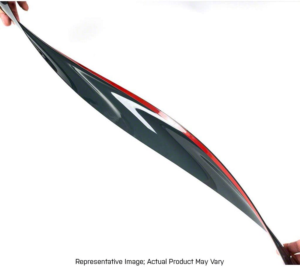 RedRock Window Deflectors; Front; Smoked (99-06 Sierra 1500 Regular Cab)