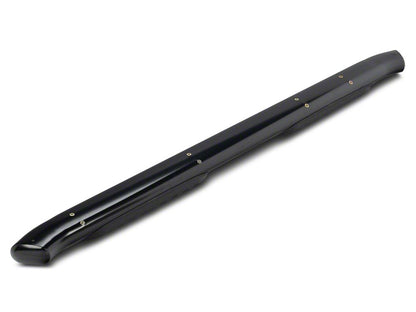 RedRock 5-Inch Oval Bent End Side Step Bars; Black (22-25 Tundra Double Cab)