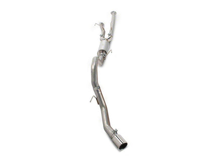 RedRock Single Exhaust System with Polished Tip; Side Exit (09-21 5.7L Tundra)
