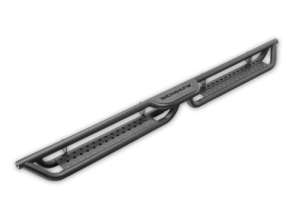 RedRock Drop Step Running Boards; Textured Black (22-25 Tundra CrewMax)