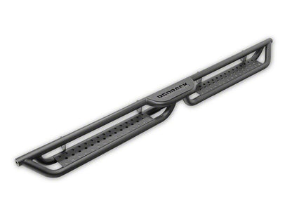 RedRock Drop Step Running Boards; Textured Black (22-25 Tundra CrewMax)