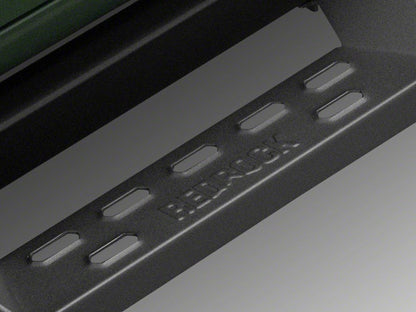 RedRock 4-Inch Drop TC1 Running Boards; Textured Black (22-25 Tundra CrewMax)