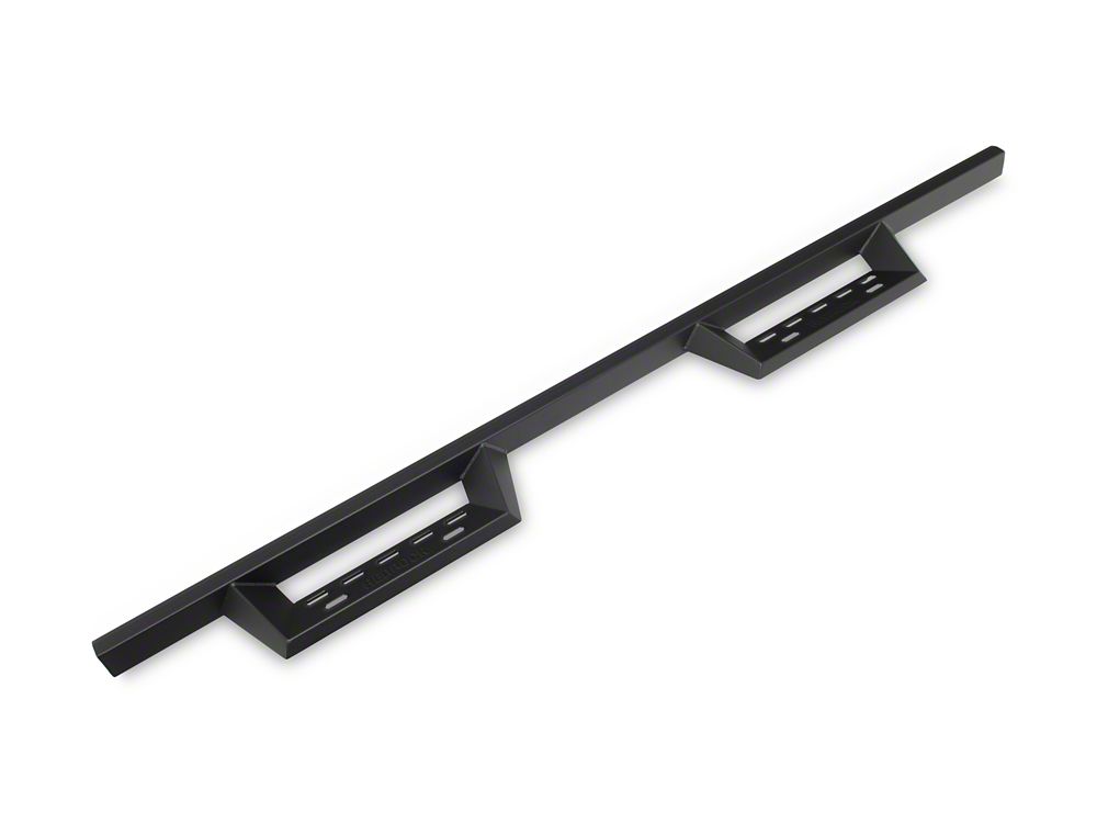 RedRock 4-Inch Drop TC1 Running Boards; Textured Black (22-25 Tundra CrewMax)