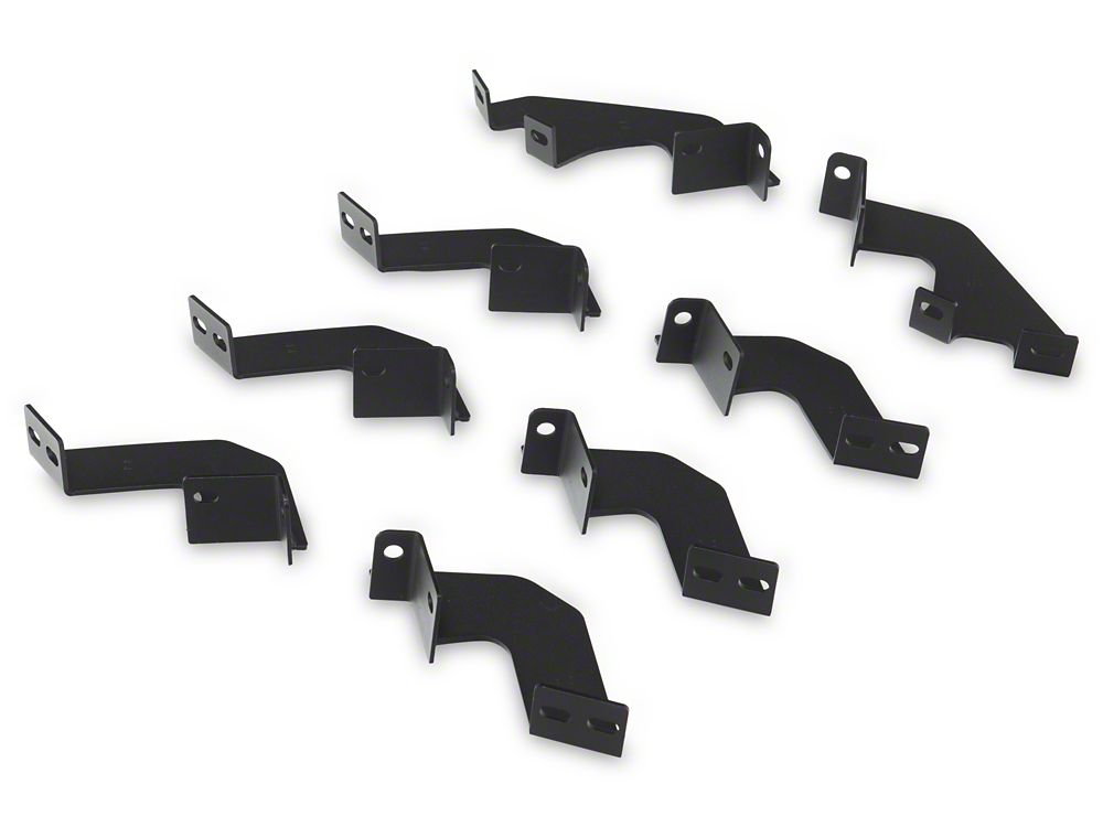 RedRock 4-Inch Drop TC1 Running Boards; Textured Black (22-25 Tundra CrewMax)
