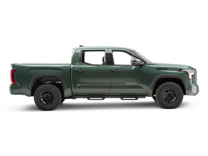 RedRock 4-Inch Drop TC1 Running Boards; Textured Black (22-25 Tundra CrewMax)