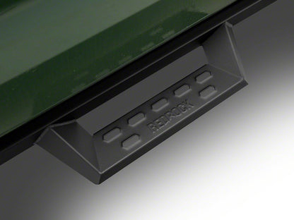 RedRock 4-Inch Drop TC1 Running Boards; Textured Black (22-25 Tundra CrewMax)