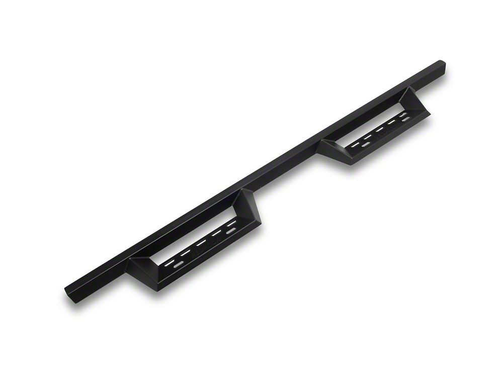 RedRock 4-Inch Drop TC1 Running Boards; Textured Black (22-25 Tundra Double Cab)