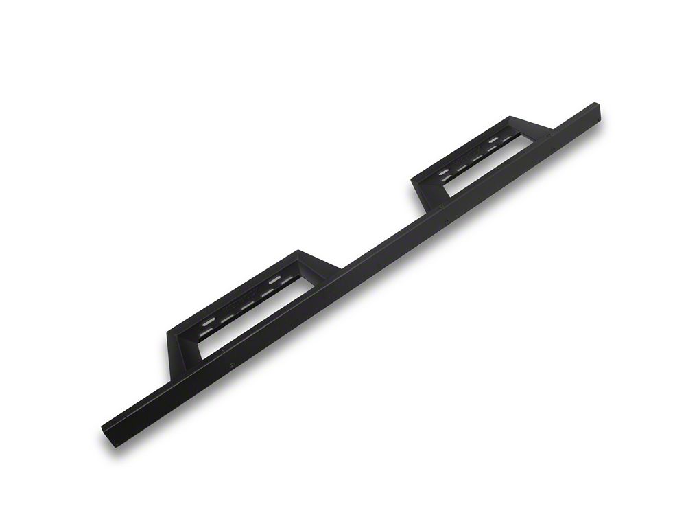 RedRock 4-Inch Drop TC1 Running Boards; Textured Black (22-25 Tundra Double Cab)