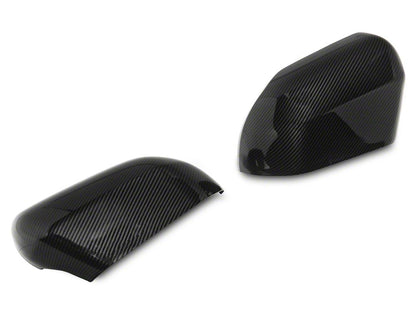 RedRock Mirror Covers; Carbon Appearance (22-26 Tundra)