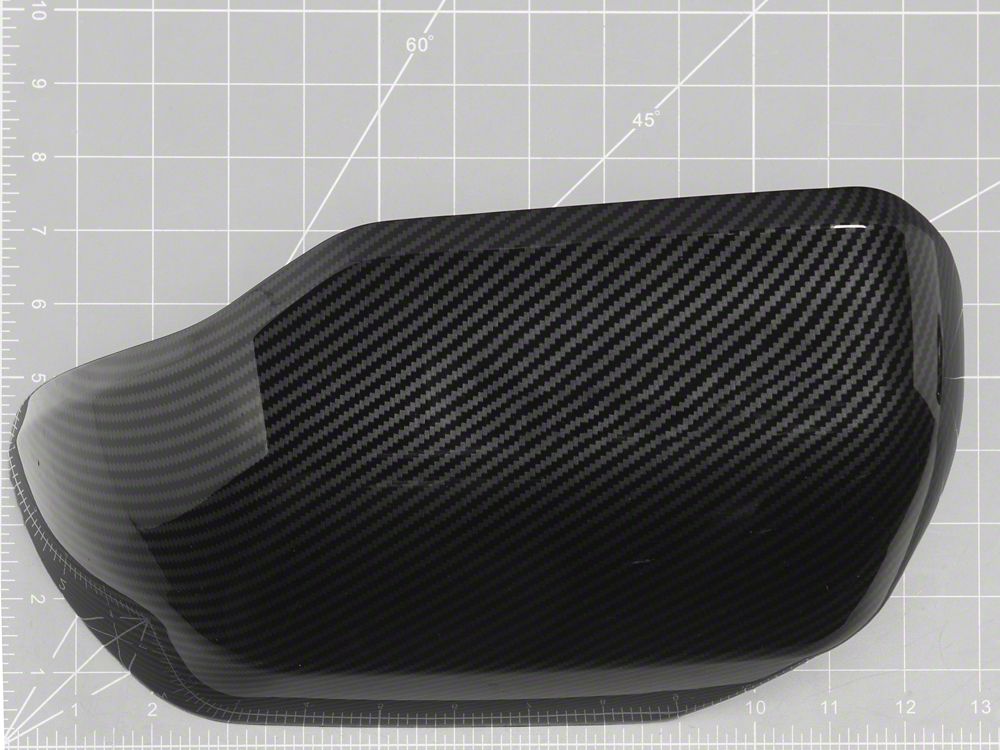 RedRock Mirror Covers; Carbon Appearance (22-26 Tundra)