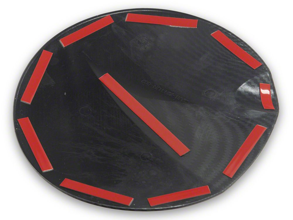 RedRock Fuel Door Cover; Carbon Appearance (22-26 Tundra)