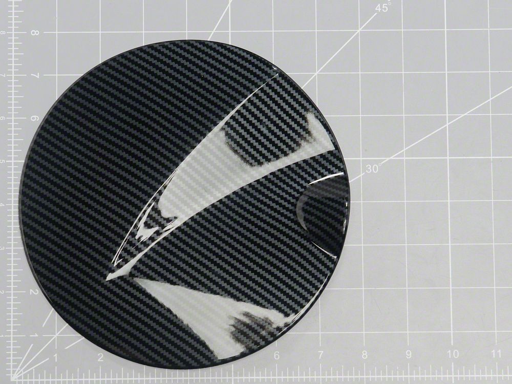 RedRock Fuel Door Cover; Carbon Appearance (22-26 Tundra)