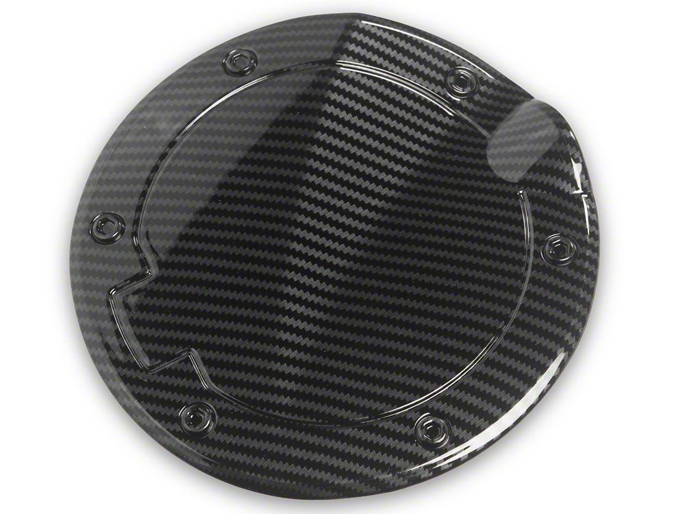 RedRock Fuel Door Cover; Carbon Appearance (22-26 Tundra)