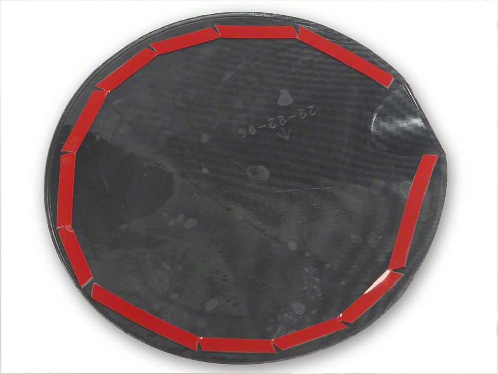 RedRock Fuel Door Cover; Carbon Appearance (22-26 Tundra)