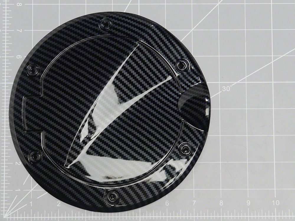 RedRock Fuel Door Cover; Carbon Appearance (22-26 Tundra)