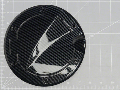 RedRock Fuel Door Cover; Carbon Appearance (22-26 Tundra)