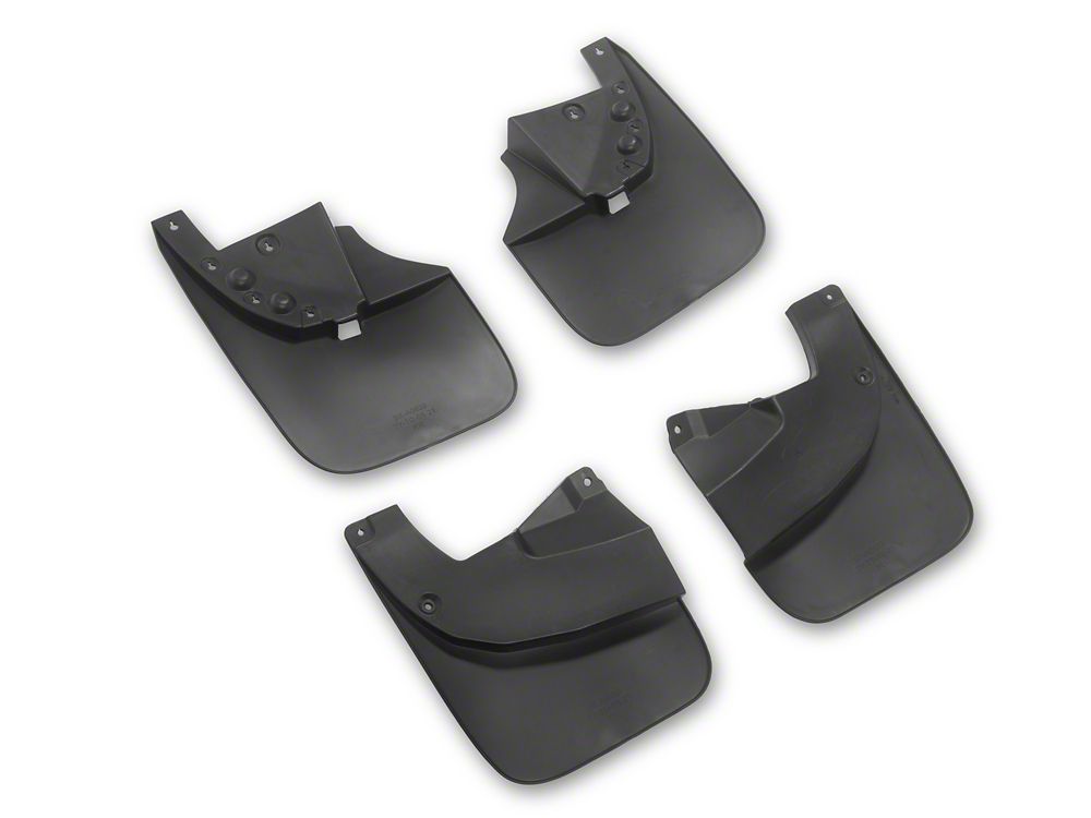 RedRock Molded Mud Guards; Front and Rear (07-21 Tundra)