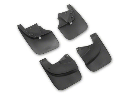 RedRock Molded Mud Guards; Front and Rear (07-21 Tundra)