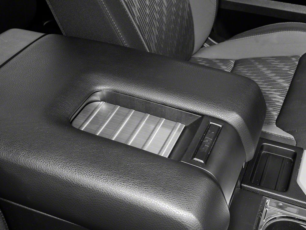 RedRock Center Console Arm Rest Trim; Stainless (14-19 Tundra)