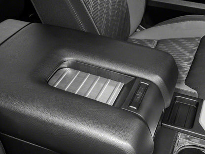 RedRock Center Console Arm Rest Trim; Stainless (14-19 Tundra)